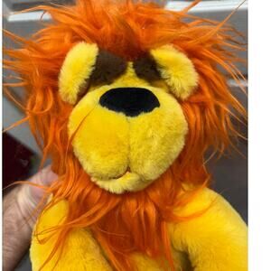 Gigglescape Target 12" Yellow Lion Orange Mane Sitting Stuffed Animal Plush 2024
